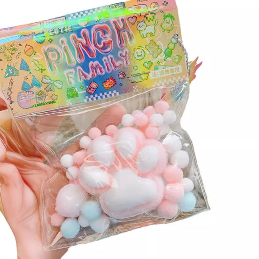 Patte de chat anti-stress à presser – Jouet de décompression